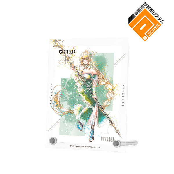 『#コンパス 戦闘摂理解析システム』ステリア‧ララ‧シルワ Ani-Art aqua label A6アクリルパネル
